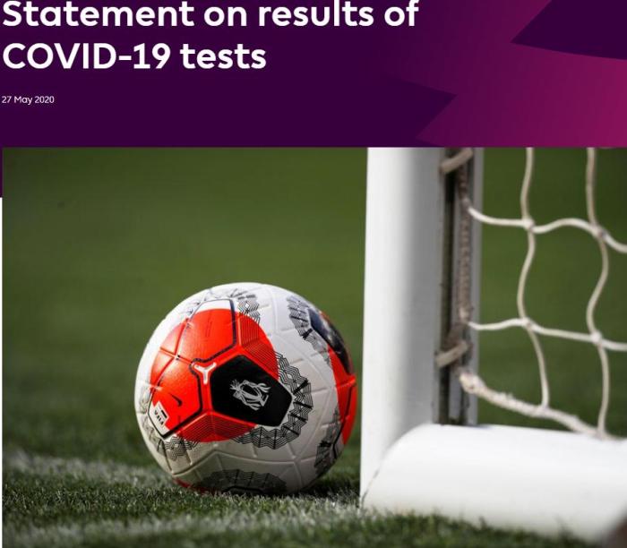 英超联赛最新核酸检测结果公布 四人新冠检测呈